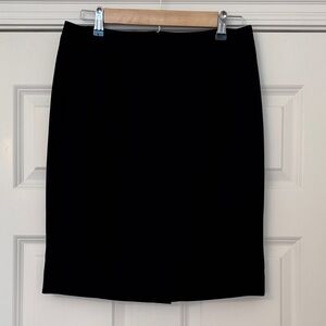 J. Crew Classic Black Pencil Skirt